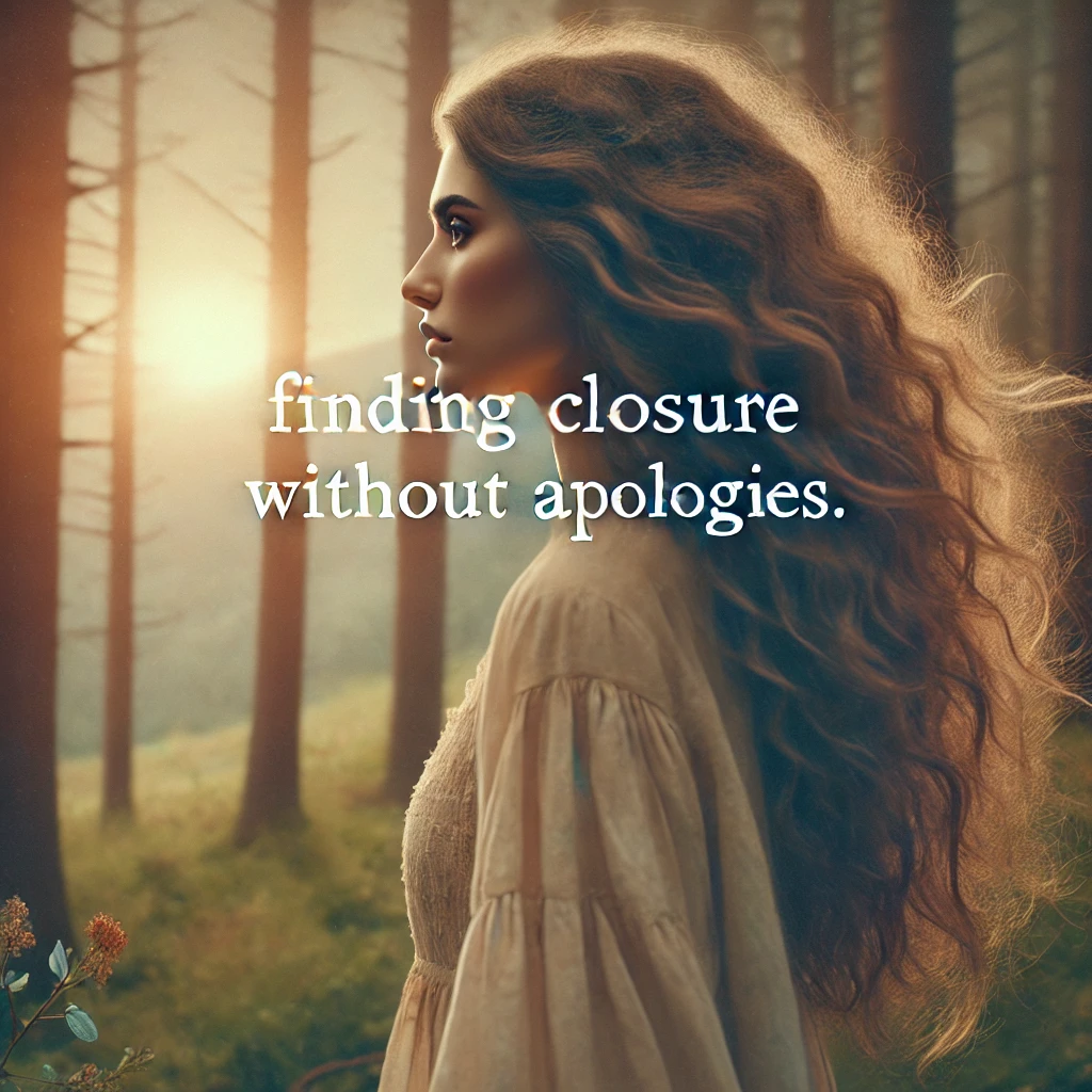 A-realistic-image-for-an-article-about-finding-closure-without-apologies.-It-features-a-young-woman-with-long-flowing-curly-hair-standing-in-a-peacef.